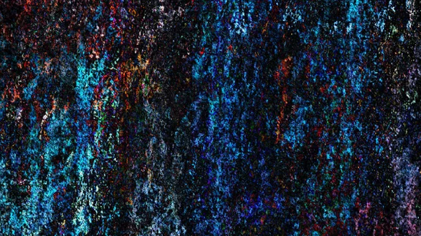 Dijital arazi yüzey pas hareketi renkli resimde