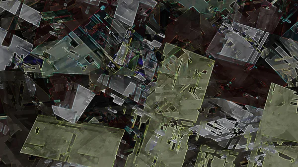 Цифровая Красочная Иллюстрация Абстрактный Структурированный Фон — стоковое фото