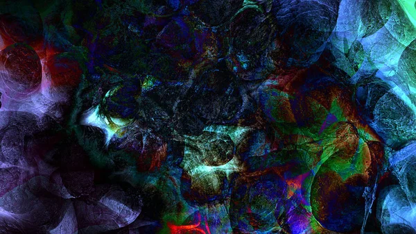 Цифровая Абстрактная Иллюстрация Красочного Концептуального Фона — стоковое фото