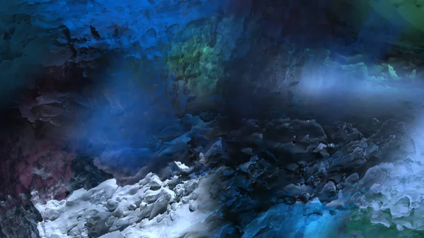 Dijital arazi yüzey pas hareketi renkli resimde