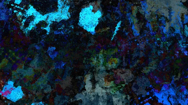 Dijital arazi yüzey pas hareketi renkli resimde