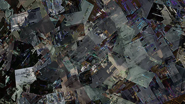 Абстрактная Геометрическая Градостроительная Концепция — стоковое фото