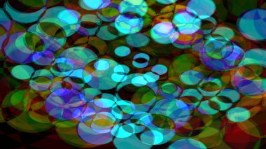 yapıları ve formları ile soyut kabarcıklar arka plan, dijital sanat