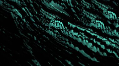 Dijital sanatta uzaylı soyut manzara boyama