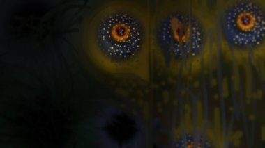 Sıvı yapıları ve formlar, dijital sanat ile soyut sıvı yüzey arka plan boyama