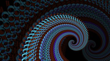 yapı ve formlar ile soyut geometrik arka plan, dijital sanat