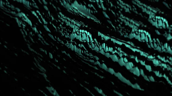 Ζωγραφική Του Εξωγήινου Αφηρημένου Τοπίου Στην Ψηφιακή Τέχνη — Φωτογραφία Αρχείου