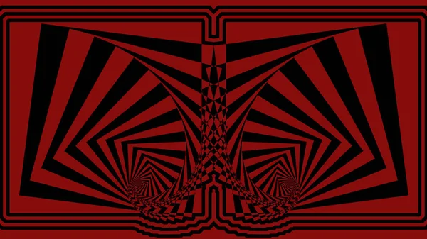 Roter Abstrakter Geometrischer Hintergrund Mit Strukturen Und Formen Digitale Kunst — Stockfoto