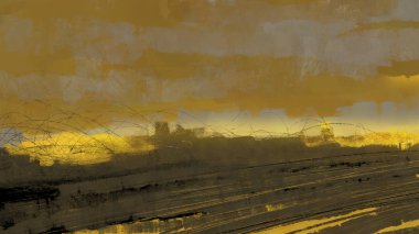 gerçeküstü arka plan dijital soyut doğa alanı gösteren resim