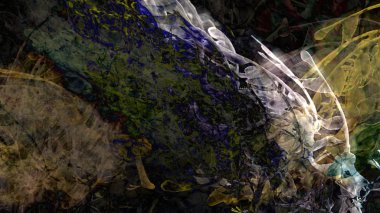 gerçeküstü arka plan dijital soyut çizimi