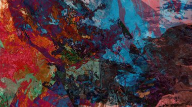 rustik renkli arka plan dijital soyut çizimi