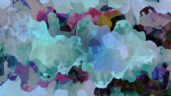 Cyfrowy Ilustracja Streszczenie Tła Rustykalne Terenu — Zdjęcie stockowe
