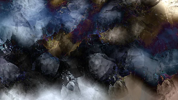 Digitale Abstracte Illustratie Van Rustieke Terrein Achtergrond — Stockfoto