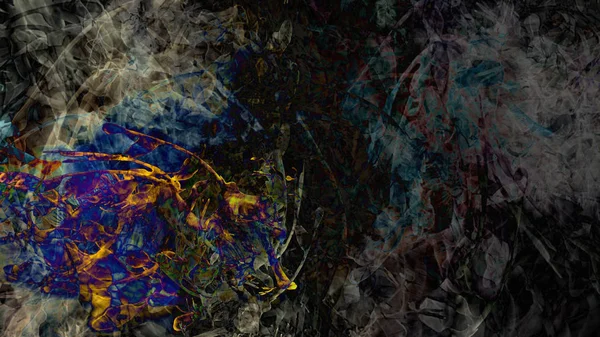 Цифровая Абстрактная Иллюстрация Сюрреалистического Фона — стоковое фото