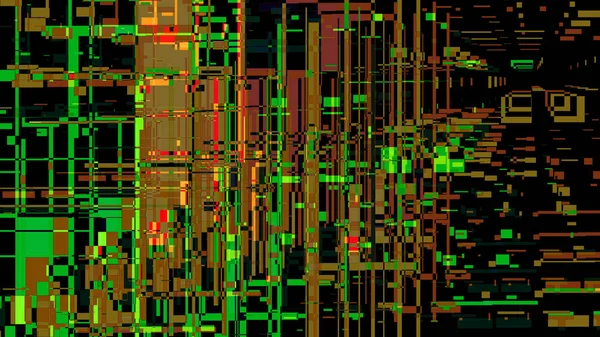 Resumo Fundo Geométrico Com Estruturas Formas Arte Digital — Fotografia de Stock