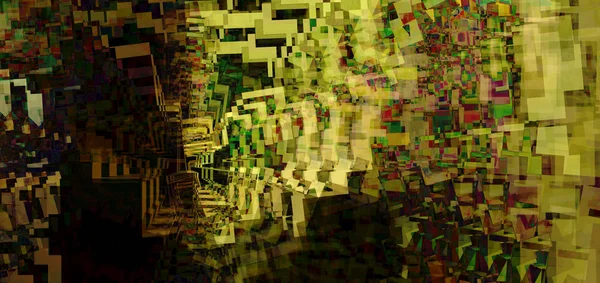 Kleurrijke Digitale Kunst Abstract Achtergrond — Stockfoto