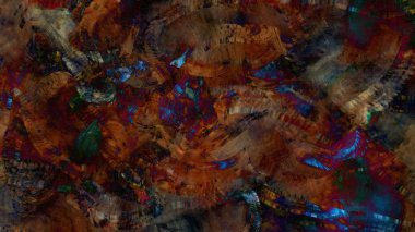 Dijital fantastik illüstrasyon soyut arazi arka plan