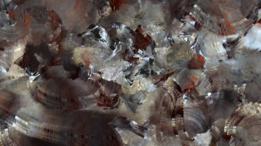 Dijital fantastik illüstrasyon soyut arazi arka plan