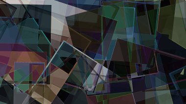 Soyut dijital geometrik konsept sanat tasarlamak