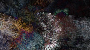 Dijital sanat fantastik soyut doku arka plan resmi