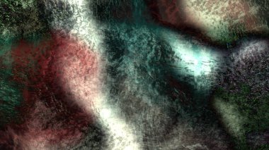 Dijital fantastik illüstrasyon soyut arazi arka plan