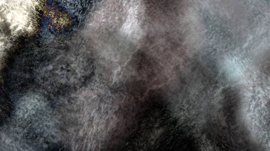 Dijital fantastik illüstrasyon soyut arazi arka plan