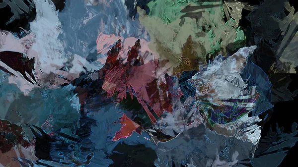 Цифрова Фантастична Ілюстрація Абстрактного Рельєфного Фону — стокове фото