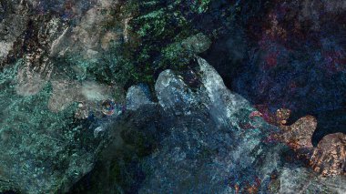 Dijital sanat fantastik soyut doku arka plan resmi