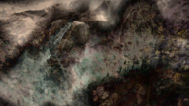 Soyut sanat duvar doku malzeme tasarımına renk yüzey eski boya dijital illüstrasyon arka plan