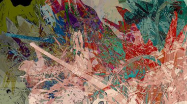 Dijital sanat fantastik soyut doku arka plan resmi