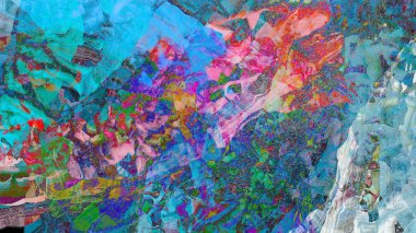 renkli arazi soyut doku dijital sanat arka planda gösteren resim