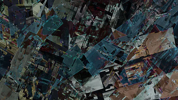 Иллюстрация Абстрактного Фона Рельефа Местности Цифровом Искусстве — стоковое фото