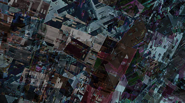Illustration Terräng Abstrakt Textur Bakgrund Digital Konst — Stockfoto