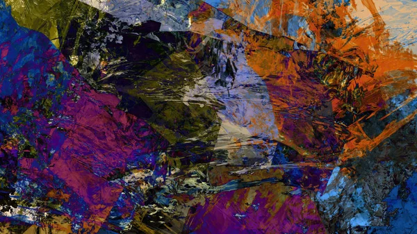 Illustration Des Terrains Abstrakte Textur Hintergrund Der Digitalen Kunst — Stockfoto
