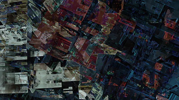 Illustration Terräng Abstrakt Textur Bakgrund Digital Konst — Stockfoto