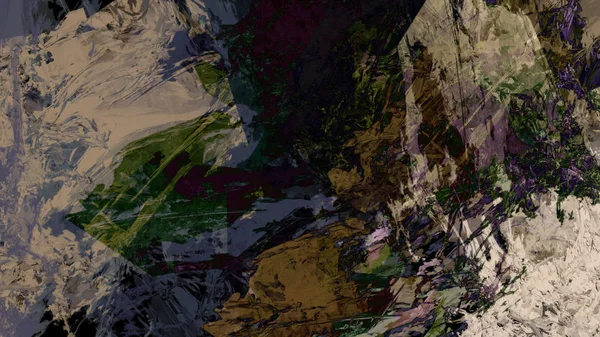 Illustration Terrain Abstract Texture Background Digital Art — Stock Photo, Image