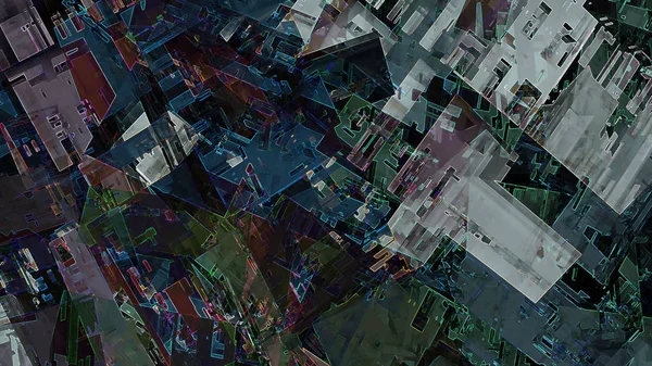 Illustratie Van Terrein Abstracte Textuur Achtergrond Digitale Kunst — Stockfoto