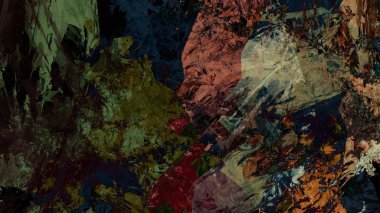 dijital sanat renkli arazi soyut arka plan