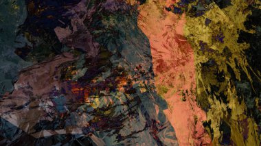 dijital sanat yaratıcı arazi soyut arka plan