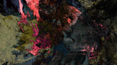 dijital sanat psychedelic arazi soyut arka plan