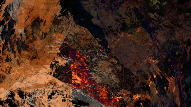 dijital sanat renkli arazi soyut arka plan