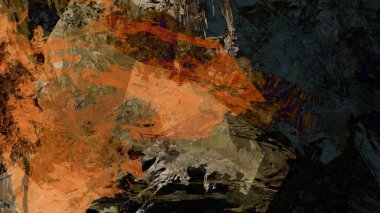 dijital sanat psychedelic arazi soyut arka plan