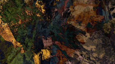 dijital sanat renkli arazi soyut arka plan