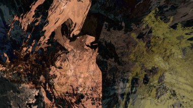 dijital sanat renkli arazi soyut arka plan