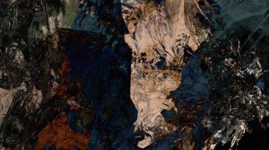 dijital sanat renkli arazi soyut arka plan