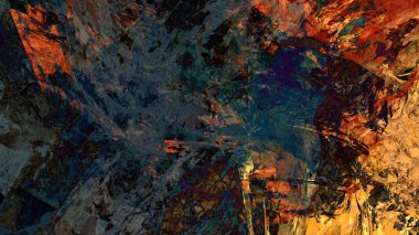 dijital sanat yaratıcı arazi soyut arka plan