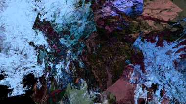 dijital sanat psychedelic arazi soyut arka plan