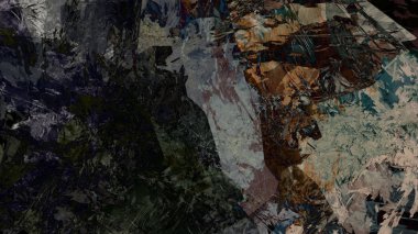 dijital sanat psychedelic arazi soyut arka plan