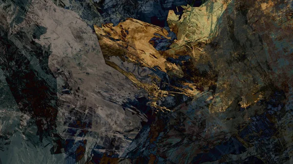 抽象纹理地质自然山表面材料石头风景样式数字例证背景 — 图库照片