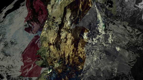 Kleurrijke Terrein Abstracte Achtergrond Digitale Kunst — Stockfoto